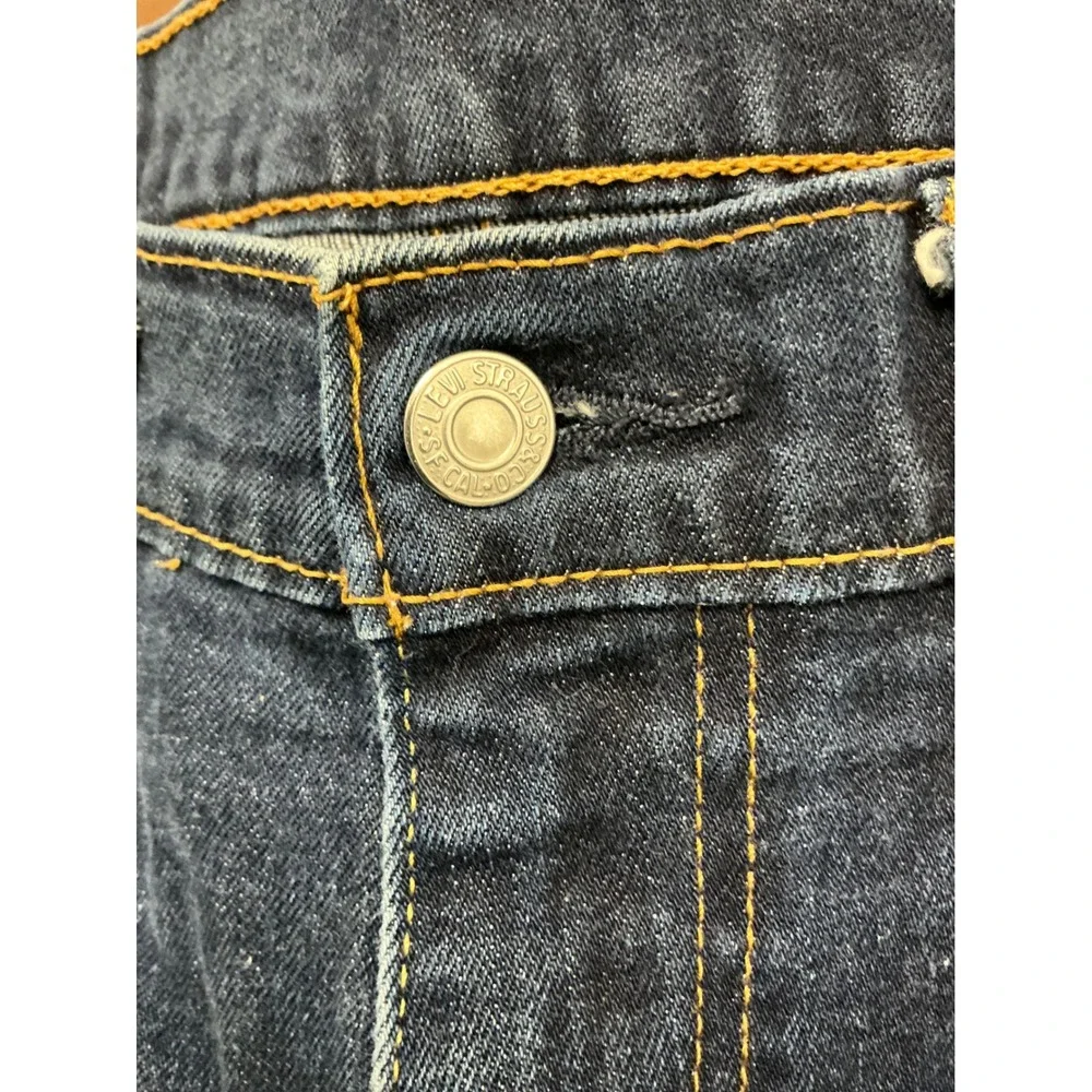 Levis 512 Slim Taper Jeans Mens 32x32 Dark Wash Stretch Denim 28833-0025